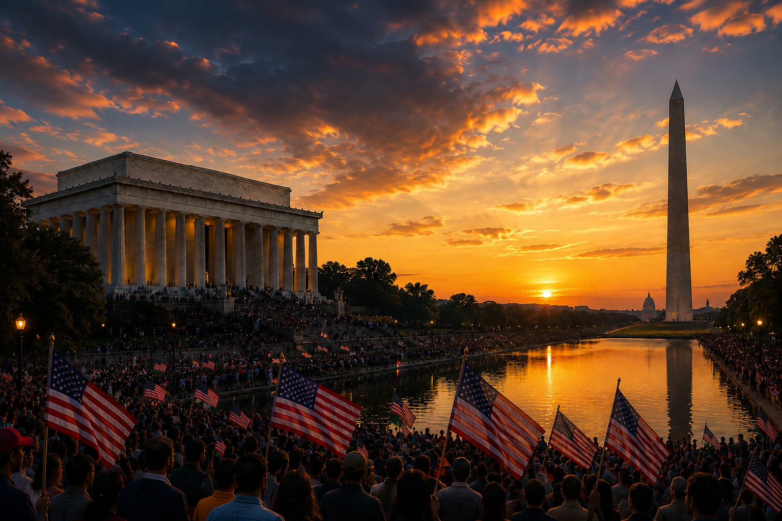 Washington, D.C. sunset hero image